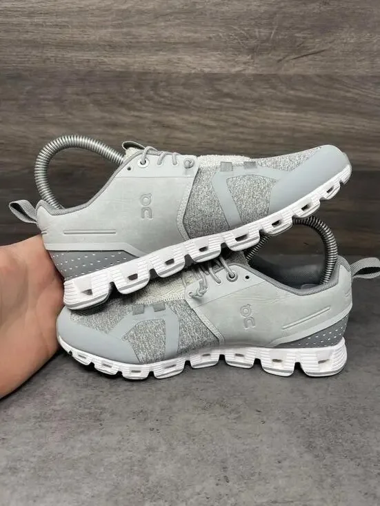 On Cloud Terry Running Sneakers Womens Size 5.5 Grey Athletic Trainer - Picture 7 of 11